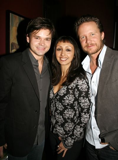 Hunter Foster, Natascia Diaz and  Photo