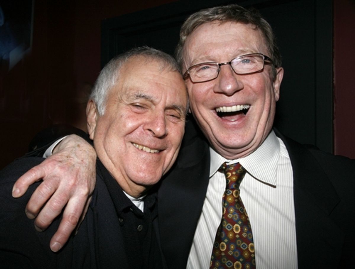 John Kander and George Hearn at Signature Theatre's 'Kander & Ebb' Cocktail