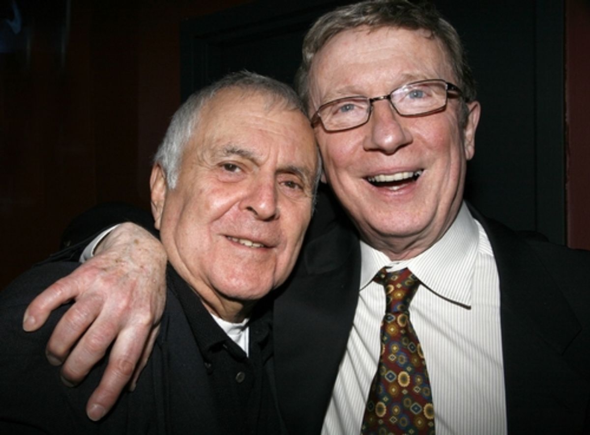 John Kander and George Hearn (to star in The Visit) at Signature Theatre's 'Kander & Ebb' Cocktail
