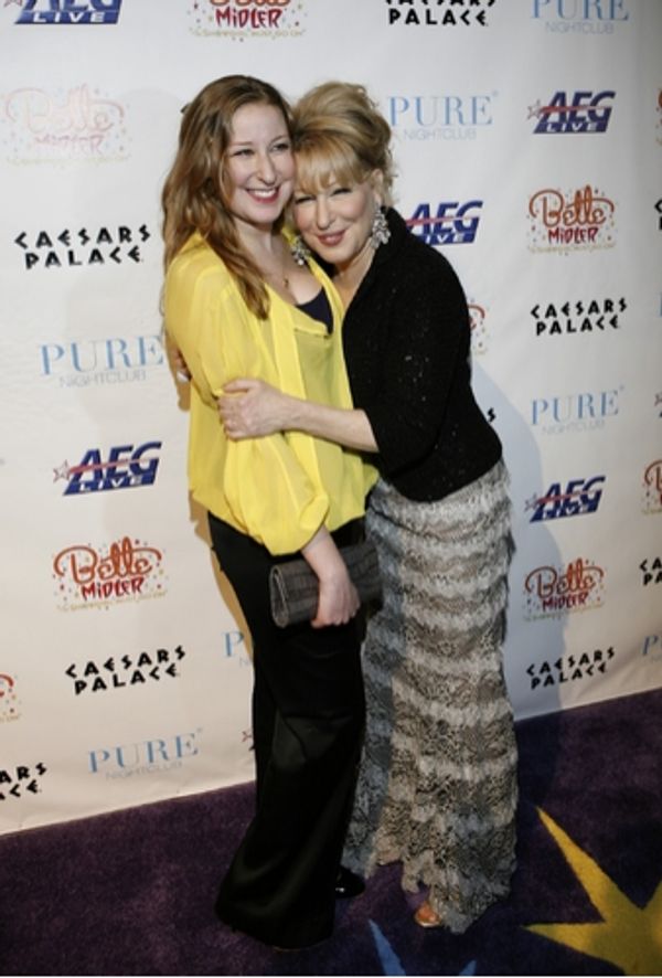 Bette Midler (right) and daughter Sophie Hasselberg Photo