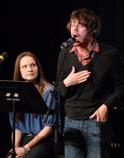 Lauren Pritchard and John Gallagher Jr. Photo