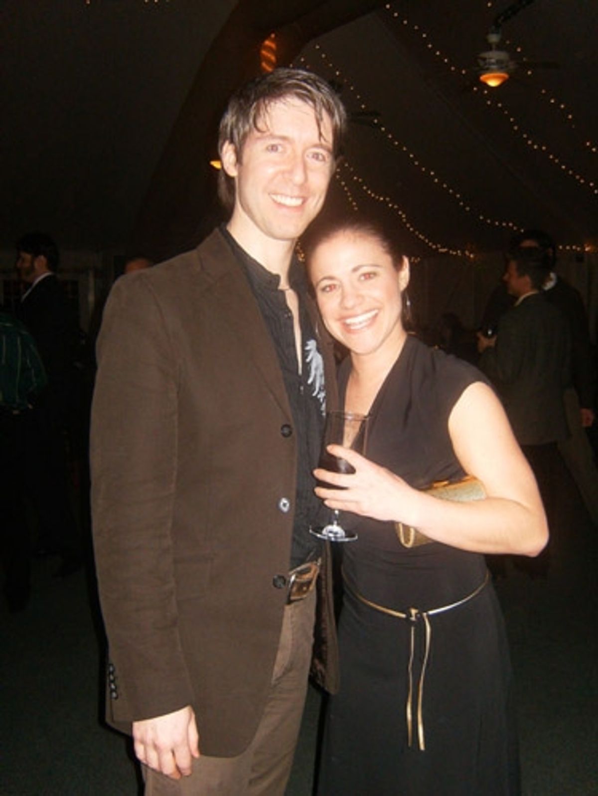 George Keating (Feuilly) and Anne Letscher (Eponine) at 