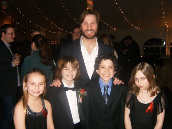 l-r: Arielle Dayan (Young Eponine), Will Higgins (Gavroche- shared), John Cudia (Valj Photo