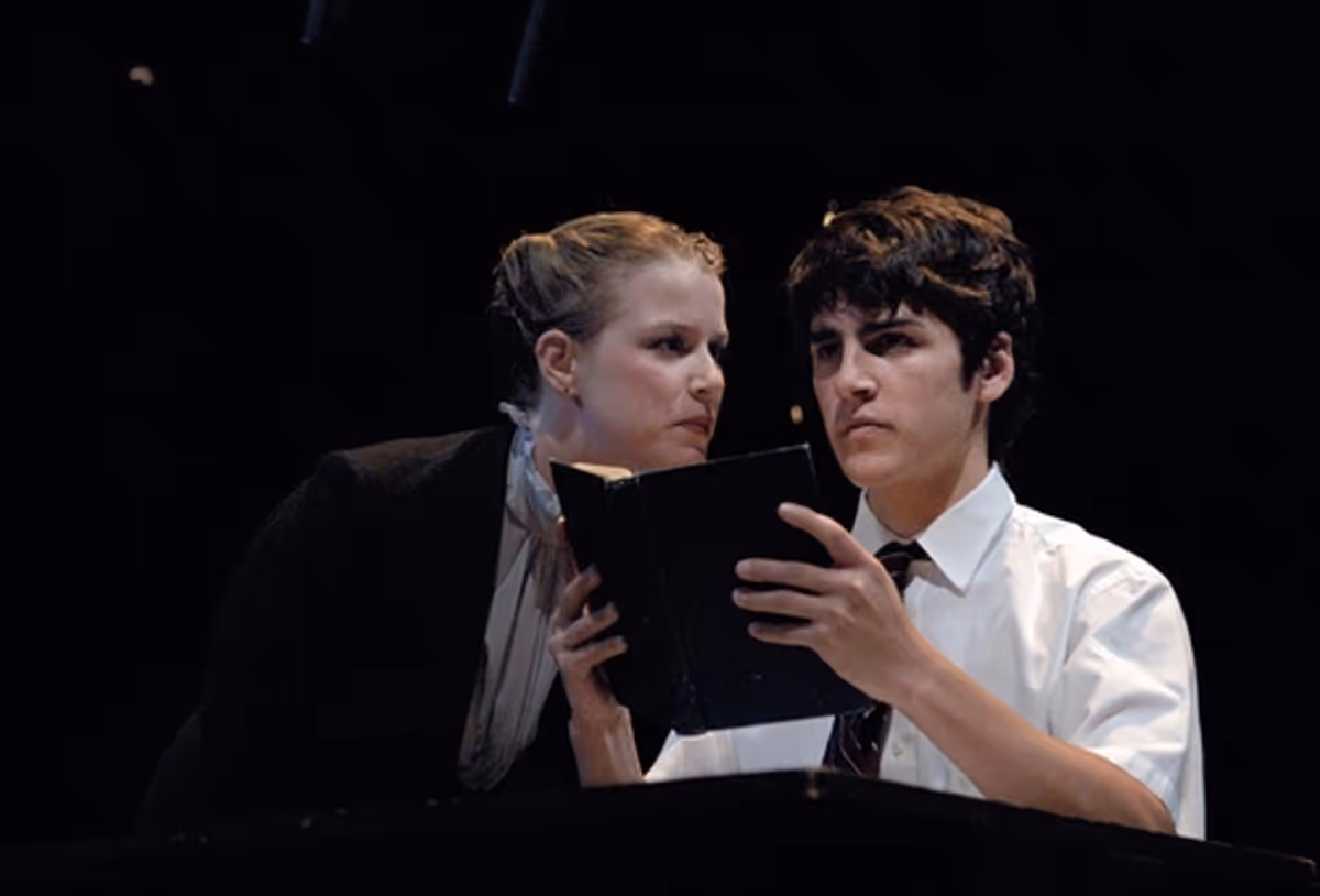 l-r: Anna Hendrick and David Rosenblatt in Tom Stoppard's Every Good Boy Deserves Favour at Boston University's InCite Festival in NYC