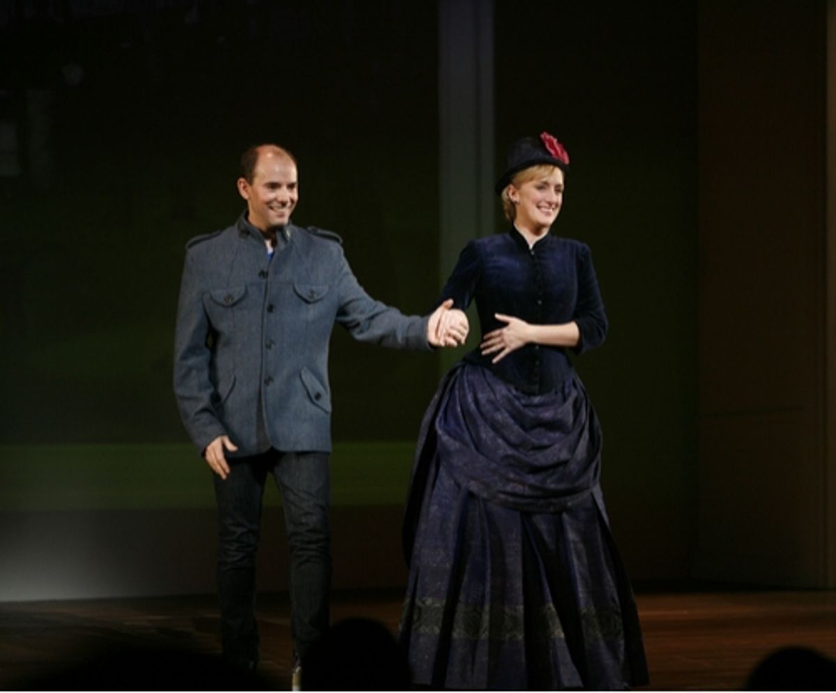 Daniel Evans and Jenna Russell at 