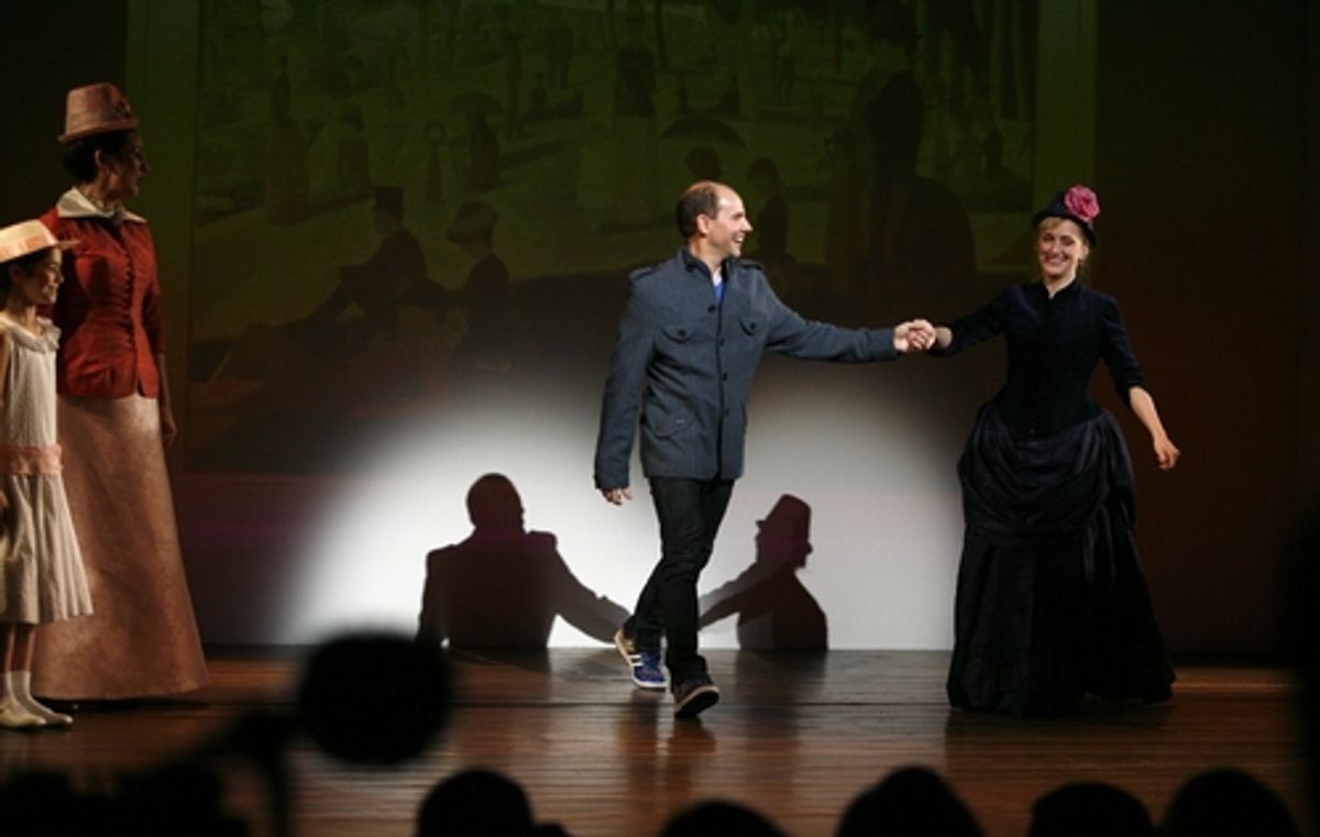 Daniel Evans and Jenna Russell at 