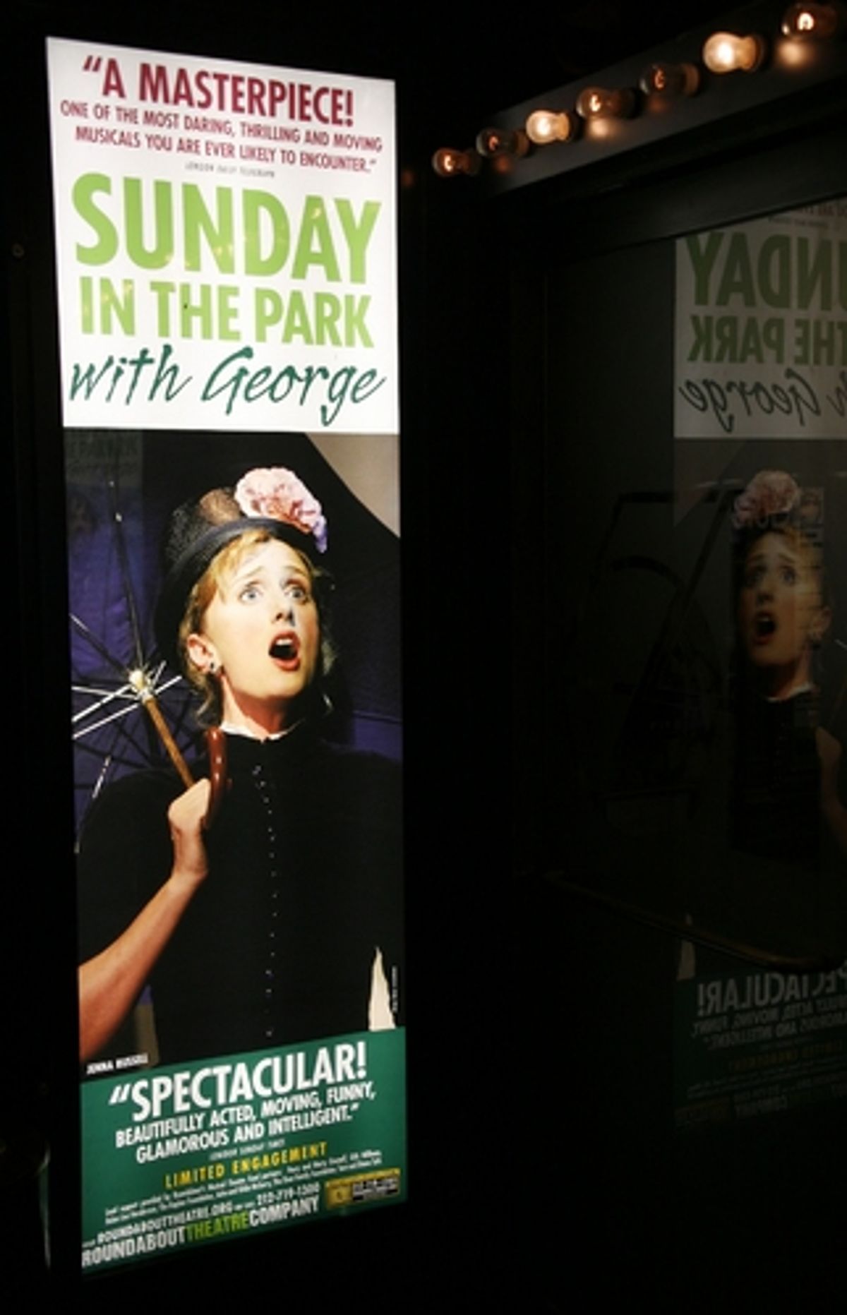 Sunday in the Park with George, with Jenna Russell, officially opened on Thursday, February 21, 2008 at Studio 54 at 