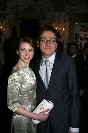 Director Sam Buntrock with Emma Williams @ BroadwayWorld Director Sam Buntrock with Emma Williams Photo