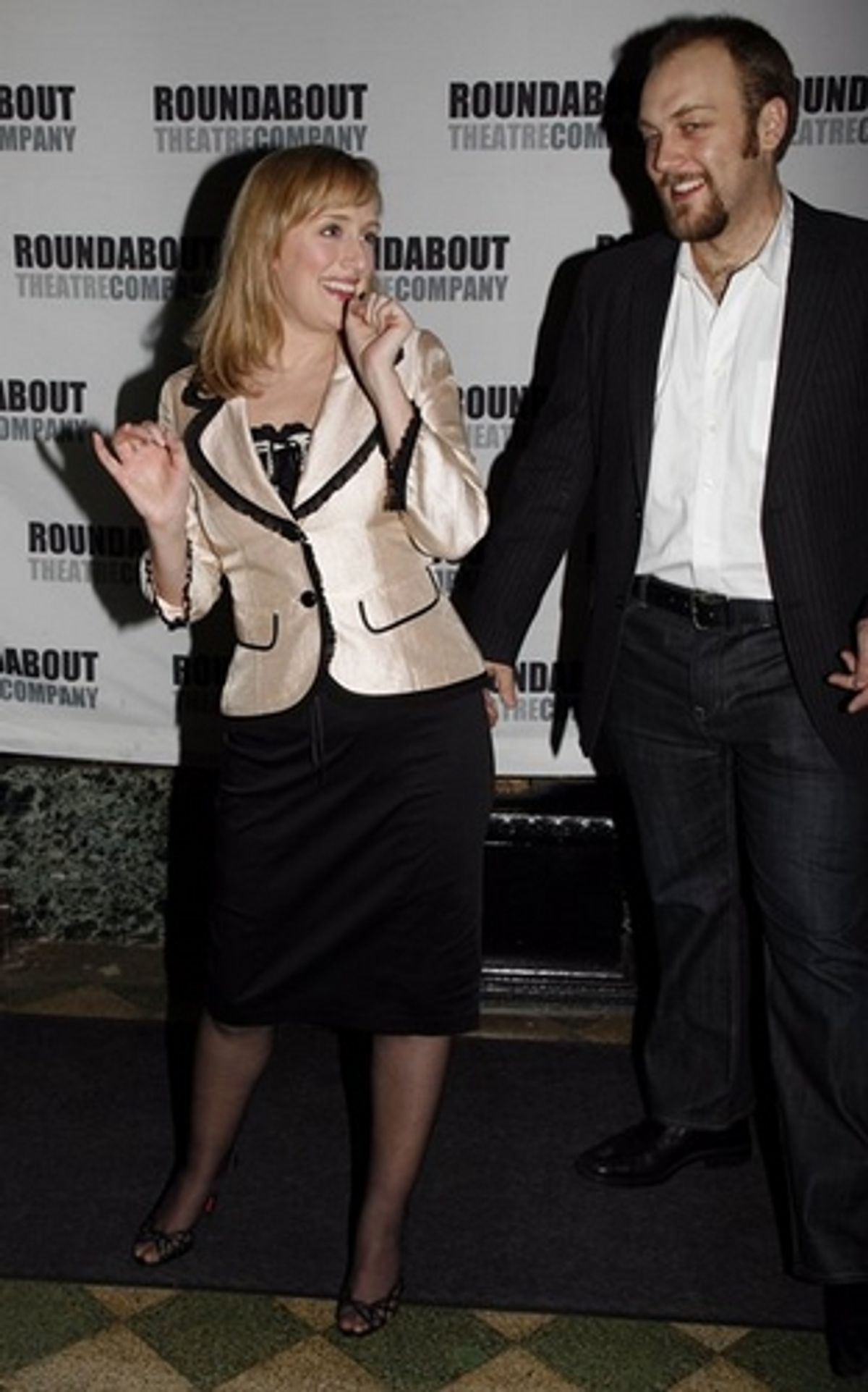 Jenna Russell and Alexander Gemignani at 