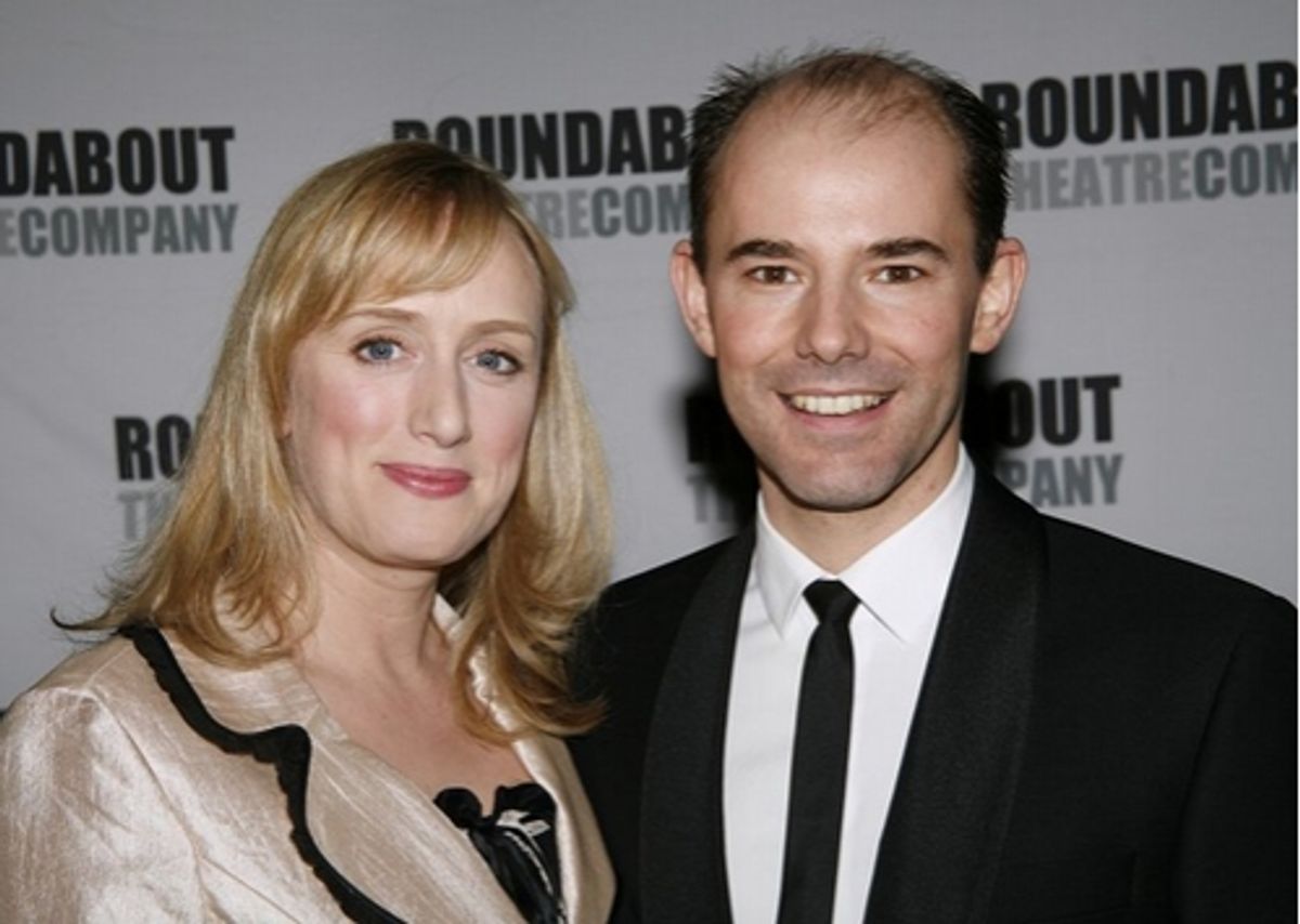 Jenna Russell and Daniel Evans at 