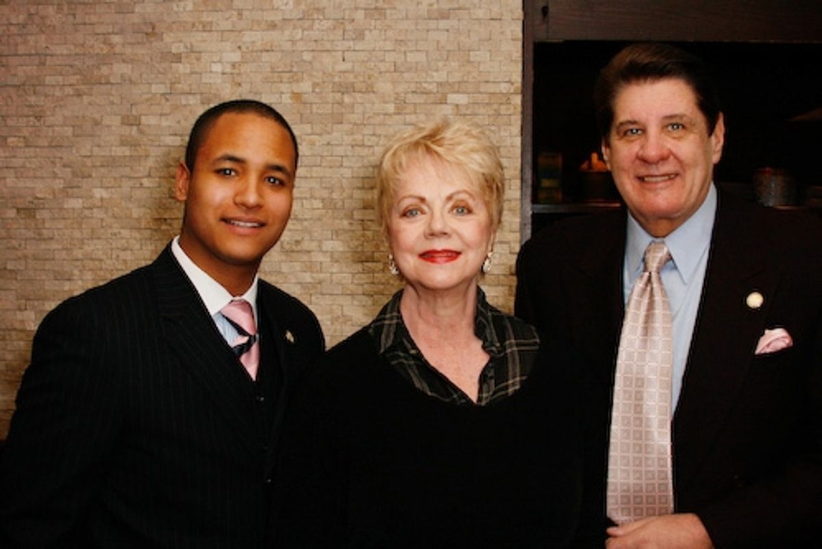 Emil Calcano, Janet Carroll, and Charles Wallert at 