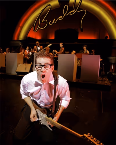 Pat McRoberts as Buddy Holly Photo