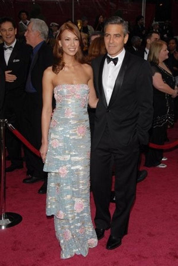 Sarah Larson and George Clooney Photo