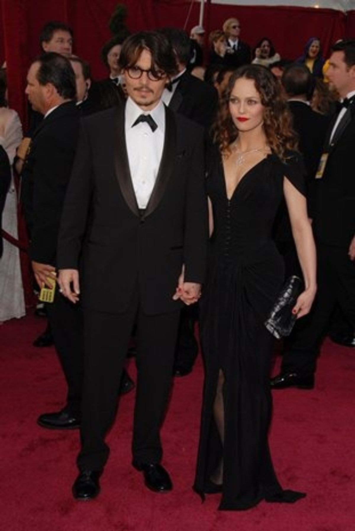 Johnny Depp and Vanessa Paradis at 