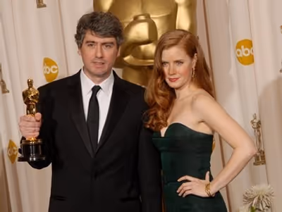 Dario Marianelli and Amy Adams Photo