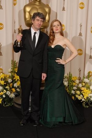 Dario Marianelli and Amy Adams Photo