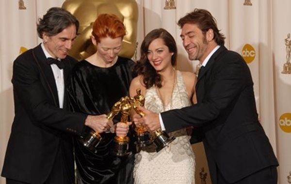 Daniel Day-Lewis, Tilda Swinton, Marion Cotillard and Javier Bardem Photo