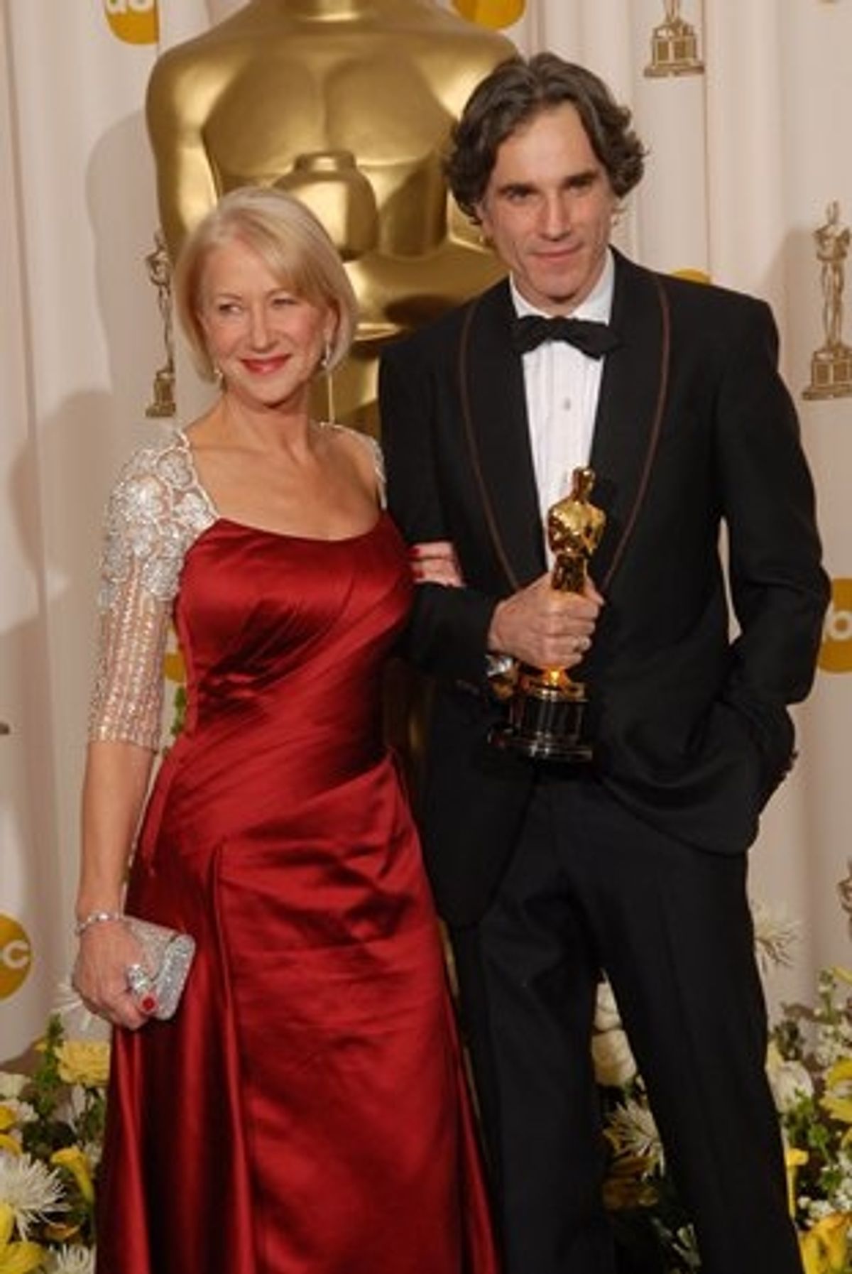 Daniel Day-Lewis and Helen Mirren at 