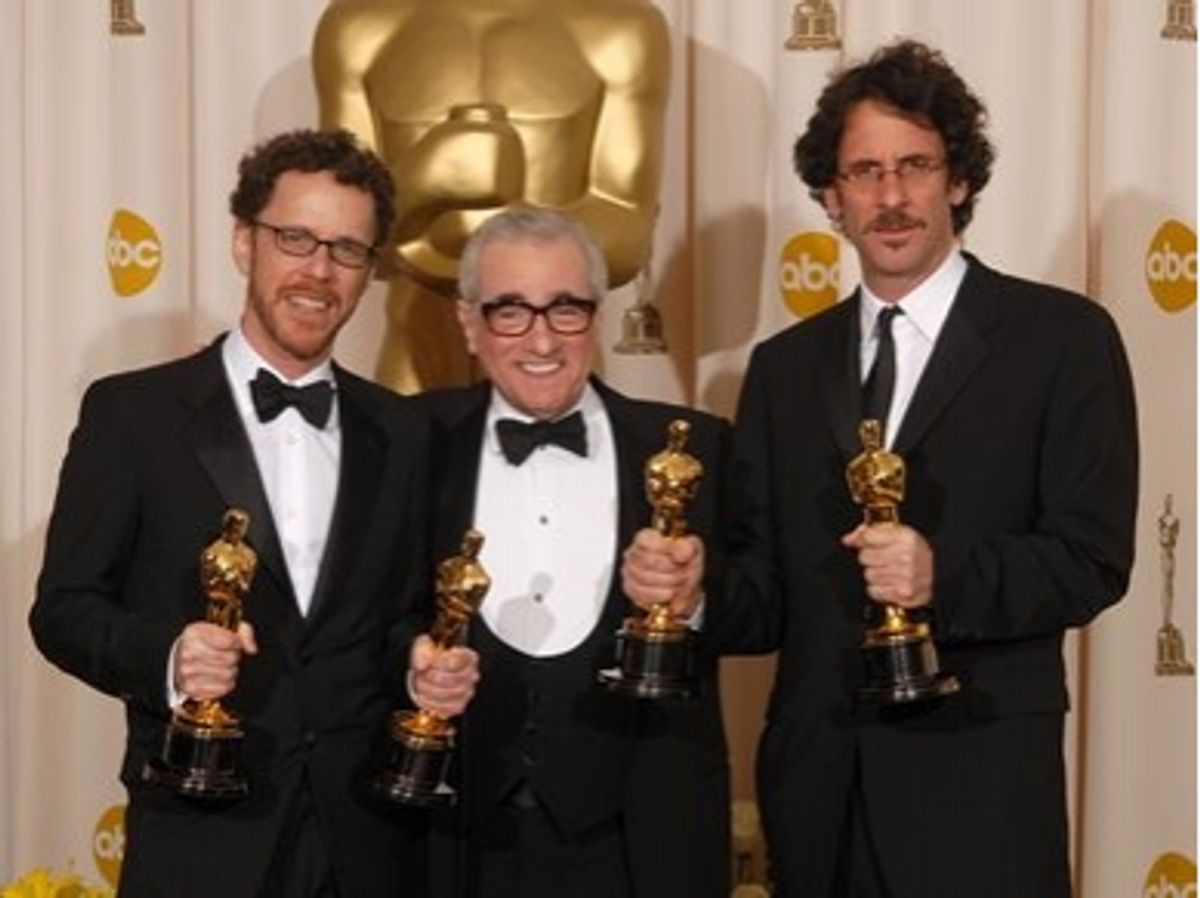 Ethan Coen, Martin Scorsese, and Joel Coen at 