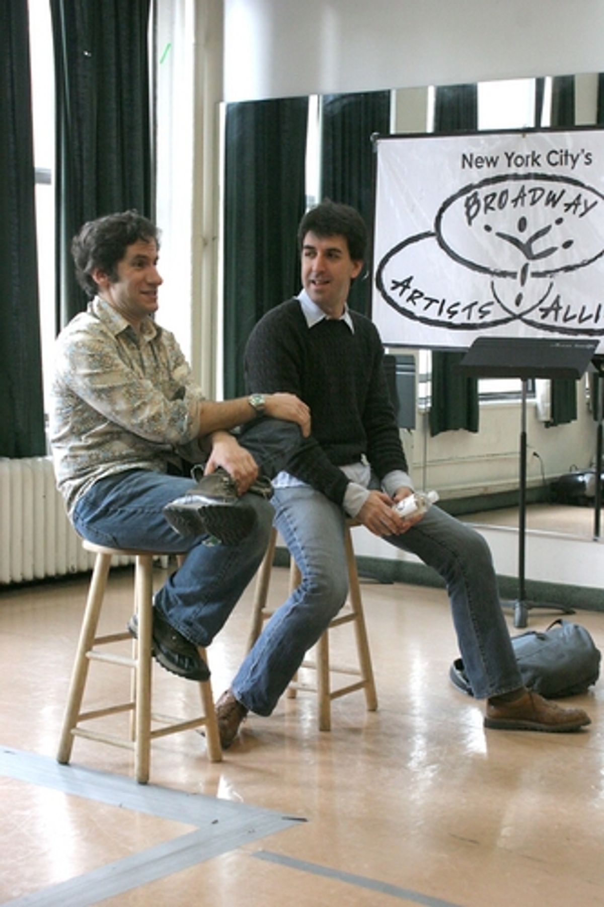 Seth Rudetsky and Jason Robert Brown at 