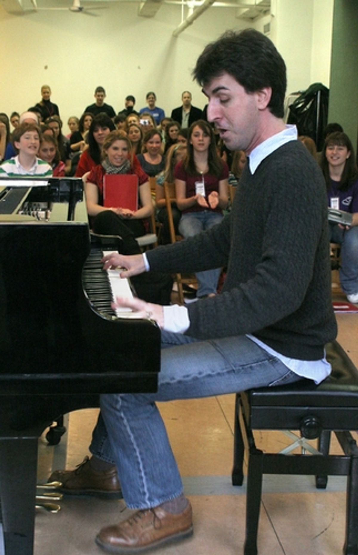 Jason Robert Brown performs a selection from The Last Five Years at Jason Robert Brown Teaches BAA Master Class