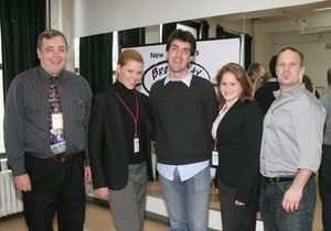 Barry Hamilton (Accompanist), Jennifer Johns (Artistic Director), Jason Robert Brown (Special Guest), Michelle Lehrman (Admissions), and Ross Stoner (Associate Director) @ BroadwayWorld Barry Hamilton (Accompanist), Jennifer Johns (Artistic Director), Jason Robert Brown Photo