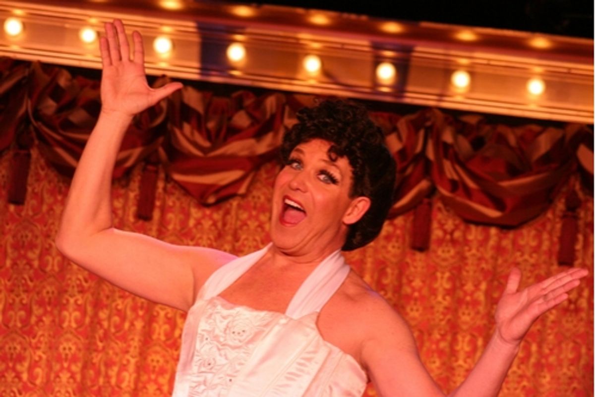 Alan Palmer as Ethel Merman at 