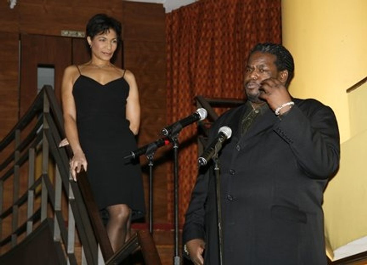 Allyson Tucker and Roosevelt Andre Credit at Diversity on Broadway Awards