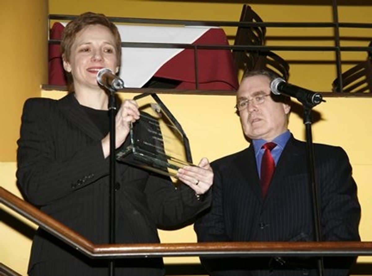 Tara Rubin and Todd Haimes at Diversity on Broadway Awards