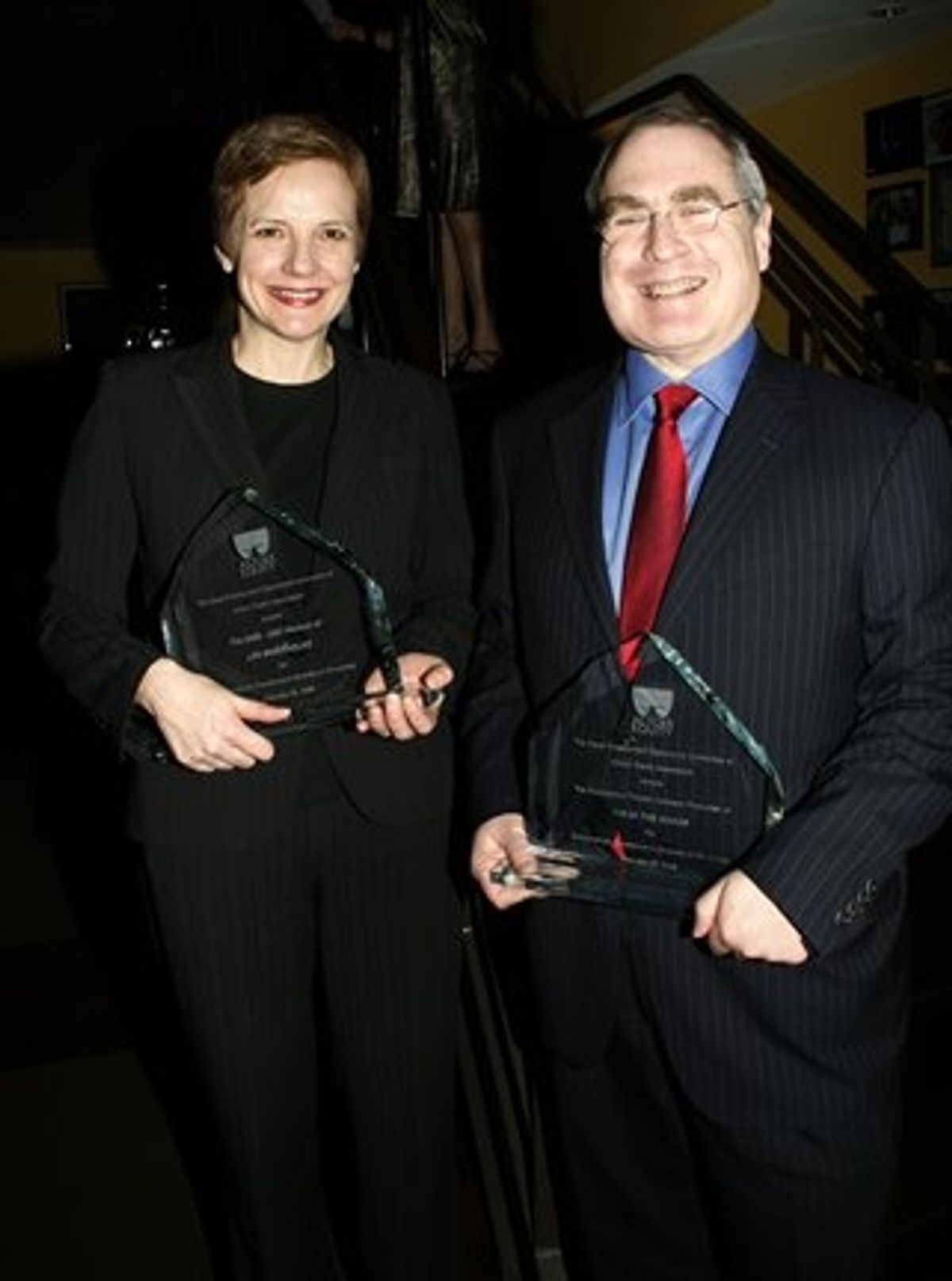 Tara Rubin and Todd Haimes at Diversity on Broadway Awards