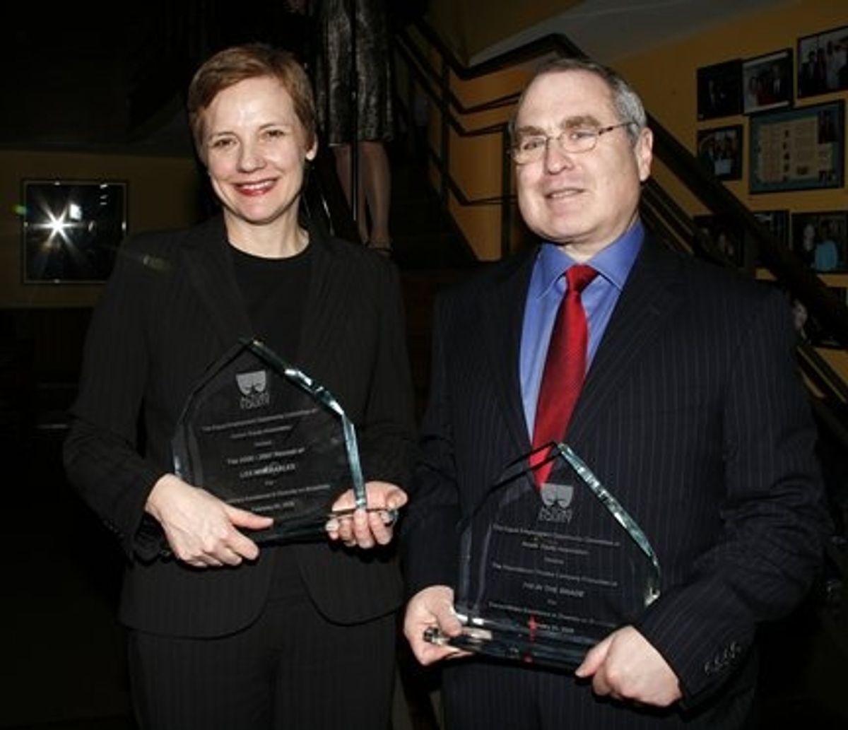 Tara Rubin and Todd Haimes at Diversity on Broadway Awards