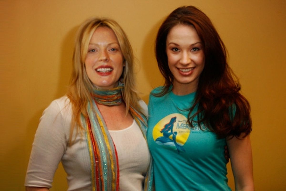 Sherie Rene Scott  and Sierra Boggess at 