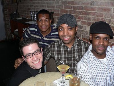 Ben Rimalower with The Dreams - Rob Tucker, Larry Hamilton and Jamaal Wilson Photo