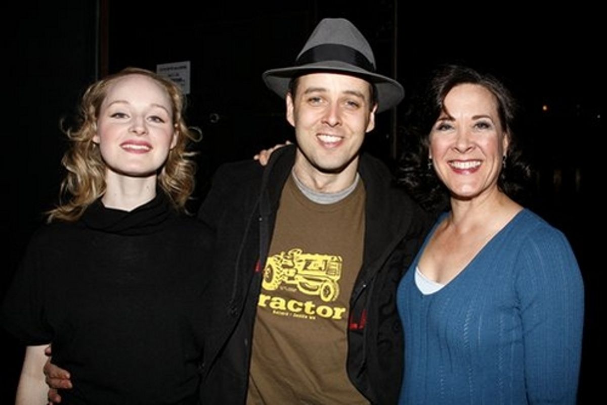 Erin Davie, Noah Racey and Karen Ziemba at 