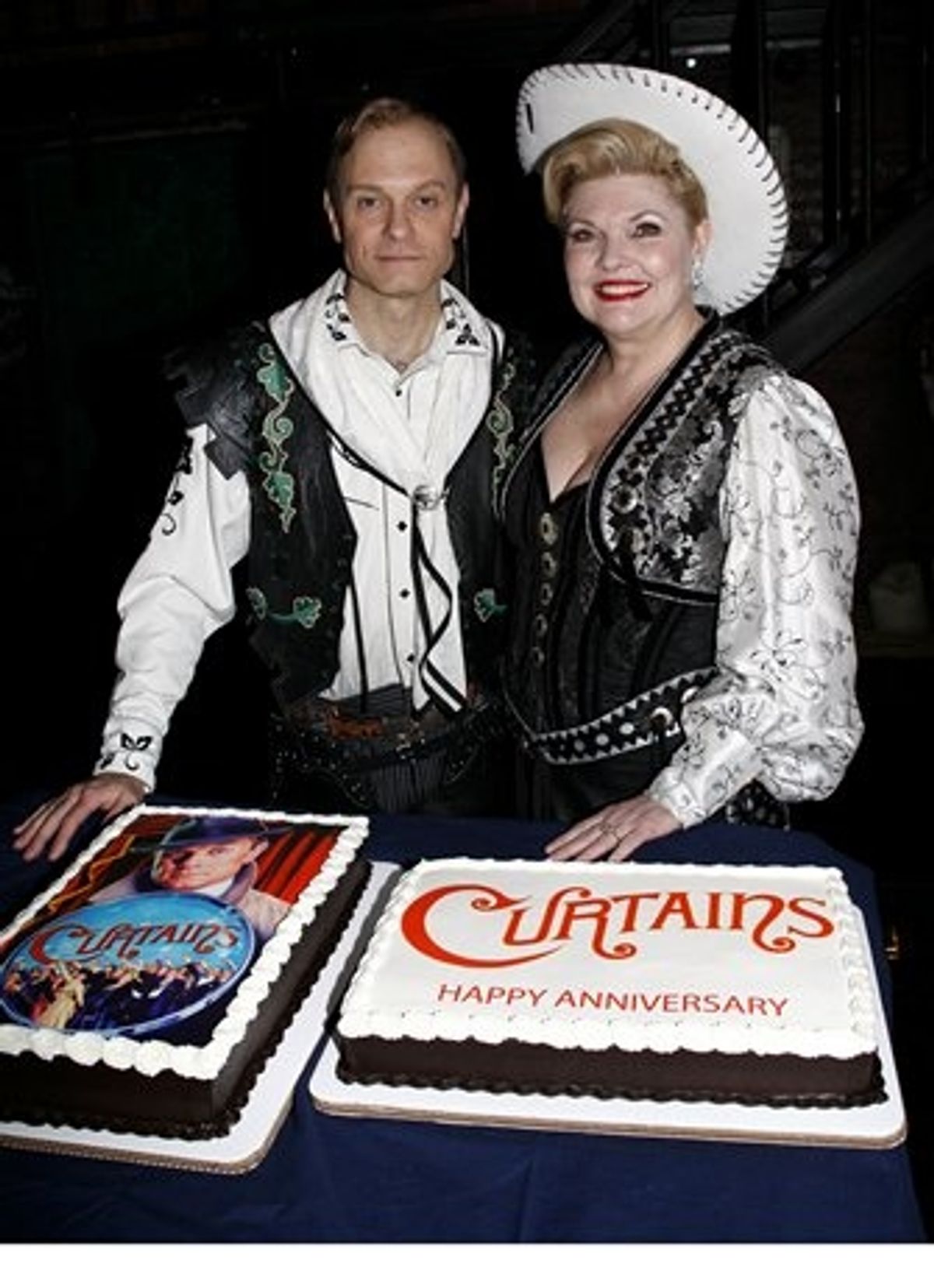 David Hyde Pierce and Debra Monk at 