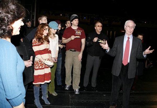 Roger Berlind and the cast of Curtains Photo