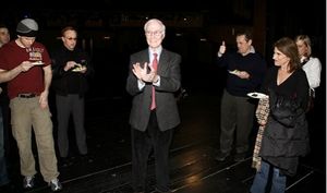 Roger Berlind and the cast of Curtains Photo