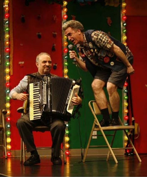 Bill Schimmel (seated) and Christopher McCann Photo