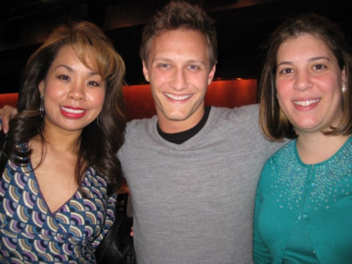 Charly O'Clarit, Nathan Johnson and Lucy Rochetti at 