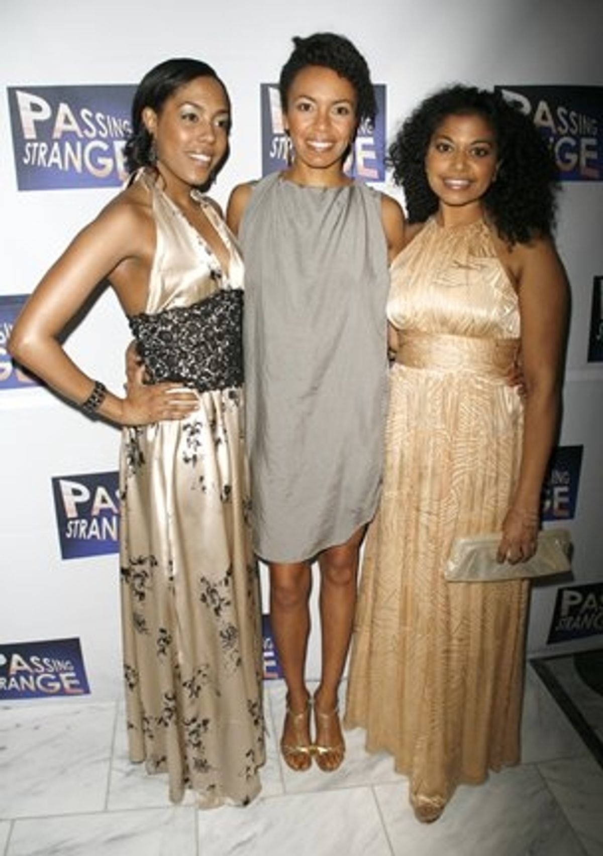 l-r: de'Adre Aziza, Eisa Davis and Rebecca Naomi Jones at 