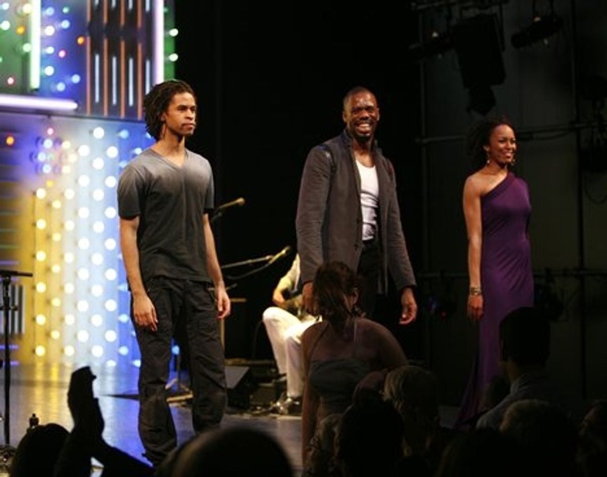 Chad Goodridge, Colman Domingo and Eisa Davis
 at 