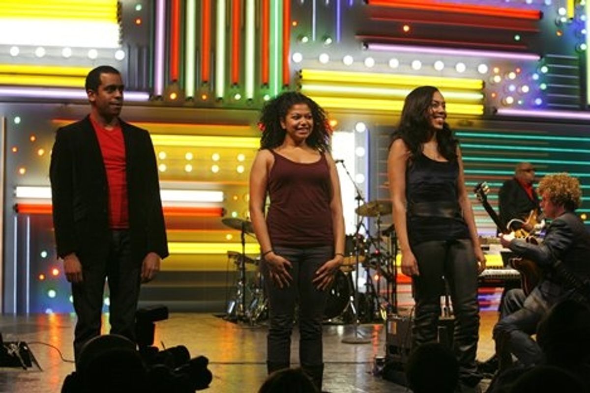 Daniel Breaker, Rebecca Naomi Jones and de'Adre Aziza at 