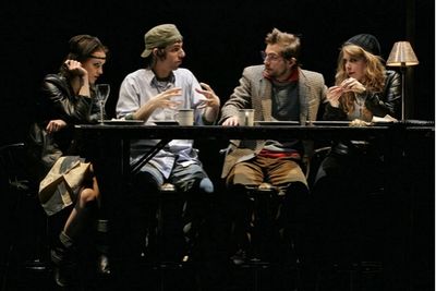 l-r: Tanya Fischer, Lucas Papaelias, Logan Marshall Green, and Lisa Joyce Photo