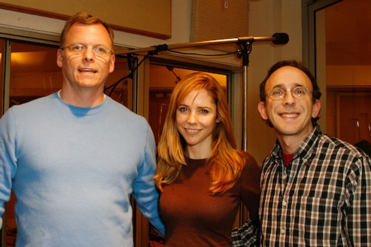 PS Classics Philip Chaffin and Tommy Krasker flank Kerry Butler at 