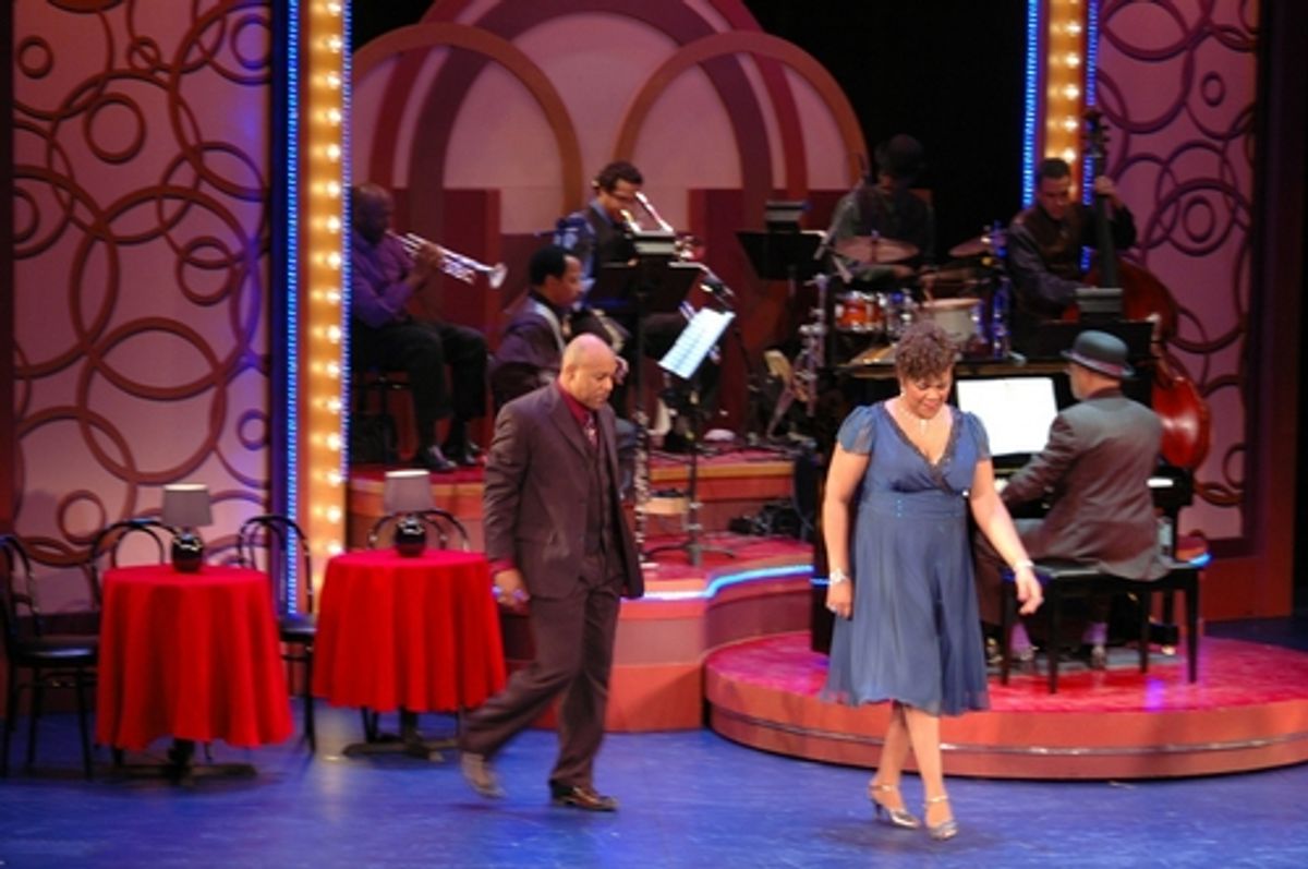 Eugene Fleming and Aisha de Haas at 'Ain't Misbehavin' Opens at White Plains