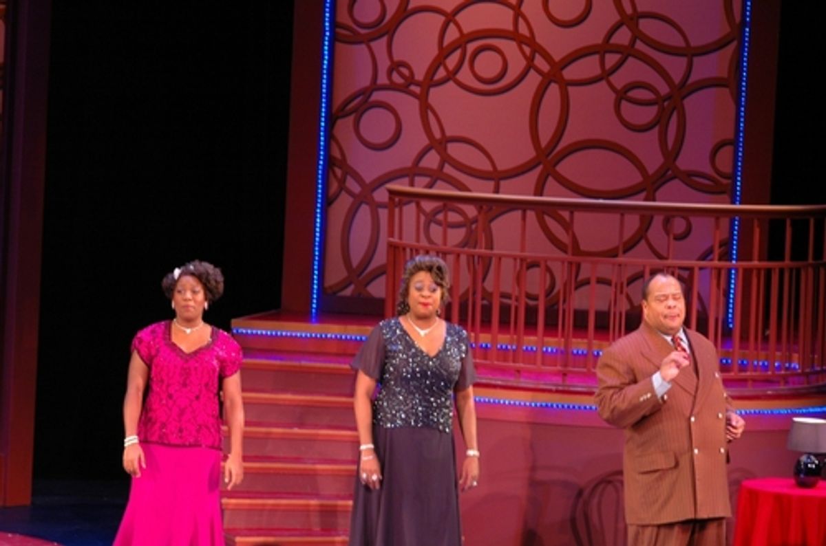 Anastacia McCleskey, Danielle Lee Greaves and Wayne W. Pretlow at 'Ain't Misbehavin' Opens at White Plains