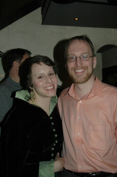 Todd Edward Ivins (Scenic designer) and wife Abigail Trueblood Photo