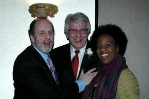 Sidney J. Burgoyne, Jack W. Batman and Anastacia McCleskey Photo