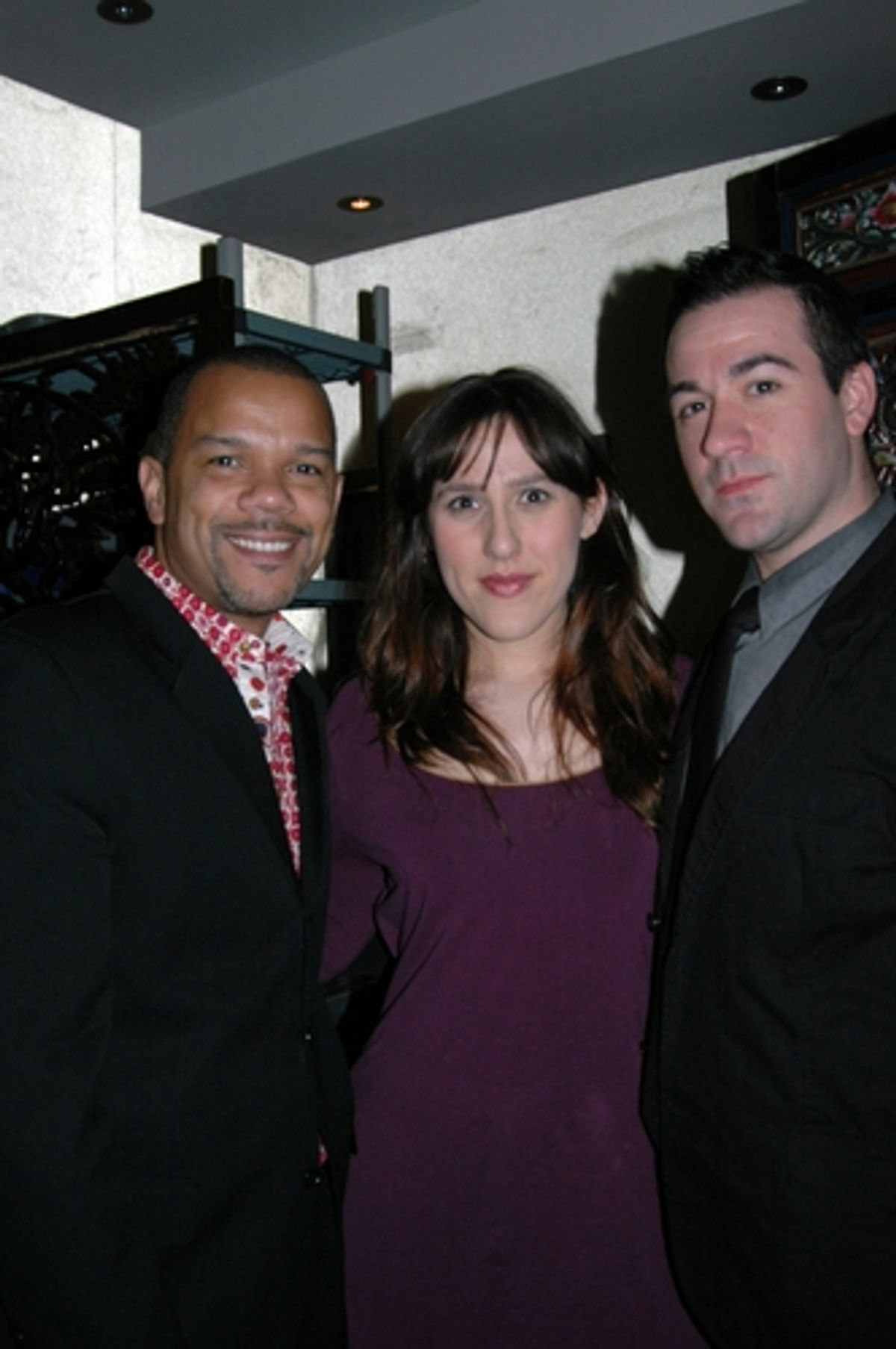 Jerry Dixon (Director), Farah Alvin and Yuyrief Rodriquez at 'Ain't Misbehavin' Opens at White Plains