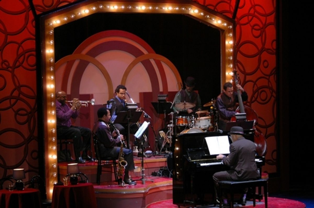 The Band: Carlton Astor Holes III, Reggie Pittman, Jay Branford, James Burton, Paul Beaudry and Willard Dyson at 
